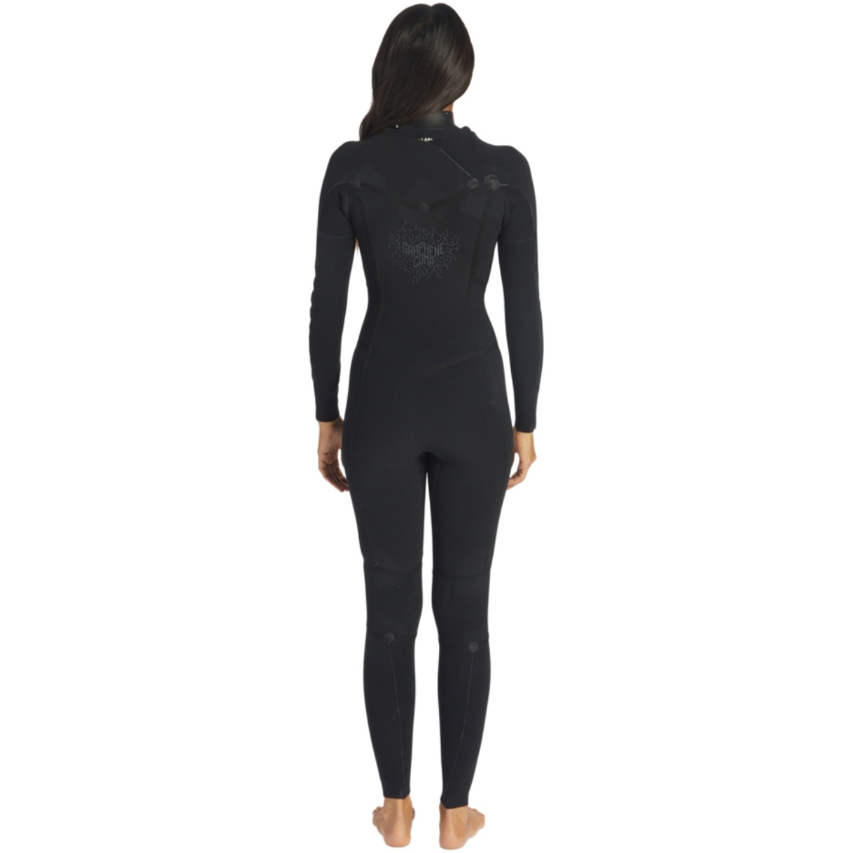 2026 Billabong Frauen Salty Dayz Natural 3/2mm Brustreißverschluss Neoprenanzug 24BW191505 - Black Pebble
